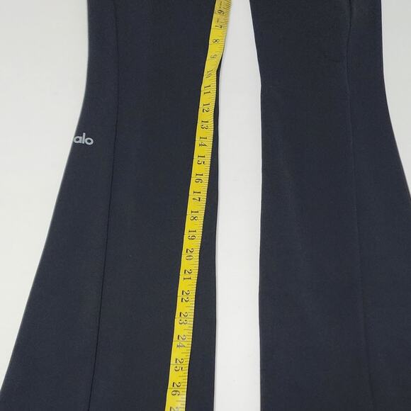 Alo Yoga Black Women's High-Waist Zip It Flare Legging Sz M - Picture 15 of 16